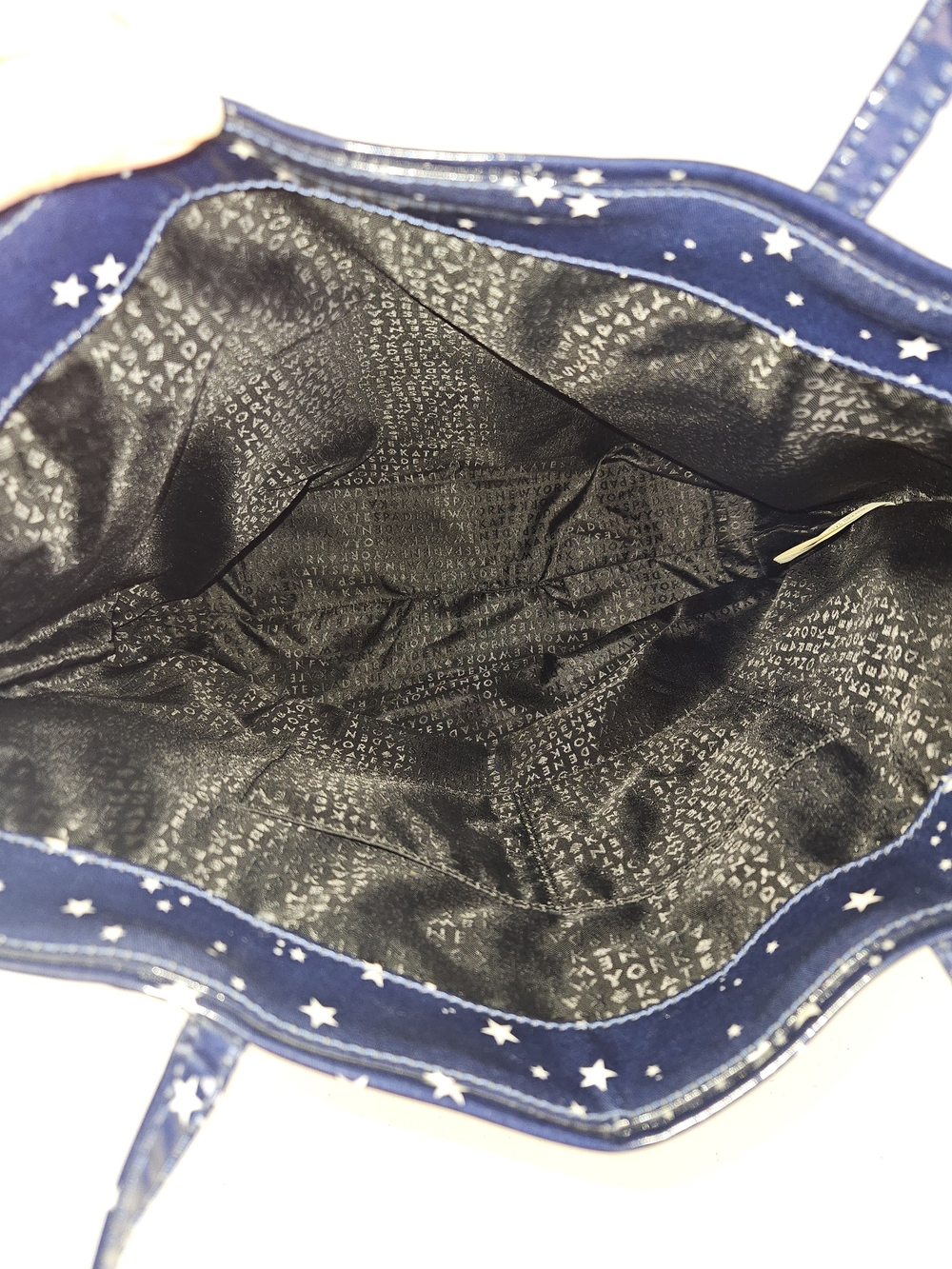 Kate Spade New York Blue Tote Bon Shopper Daycation Star Beach Weekender - Picture 13 of 16
